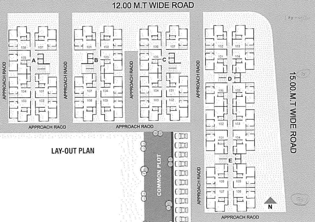  sarita residency Layout Plan