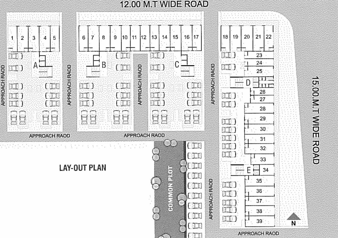  sarita residency Layout Plan