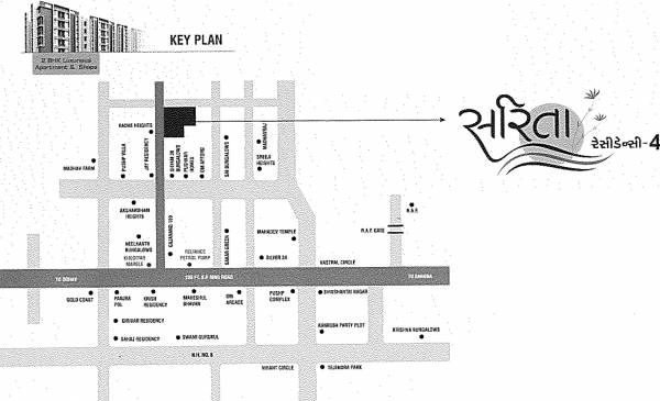  sarita-residency Location Plan