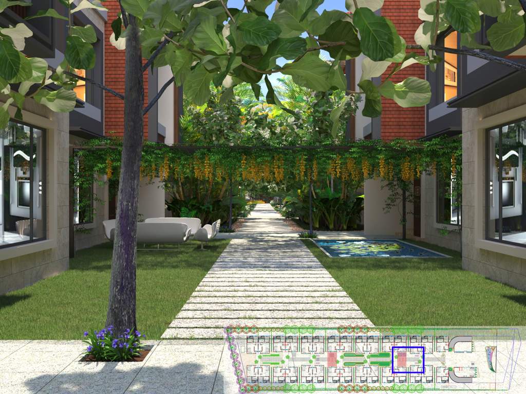  soul street by navavedam Landscaped Gardens