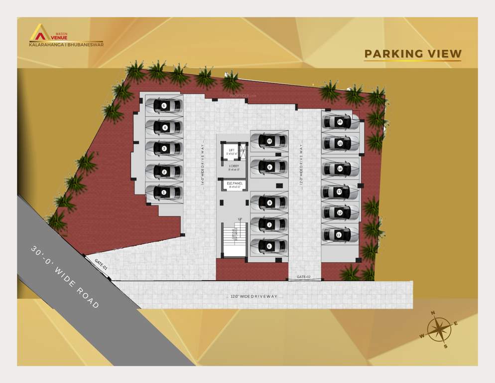  avenue Avenue Tower A Cluster Plan