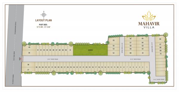  mahavir-villa Layout Plan