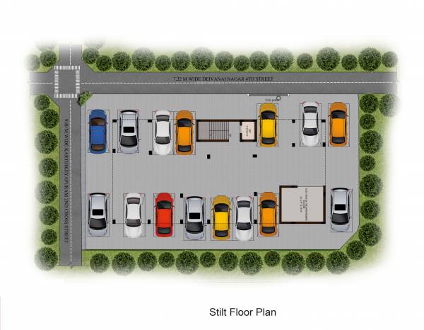  adore Adore Cluster Plan for ground Floor