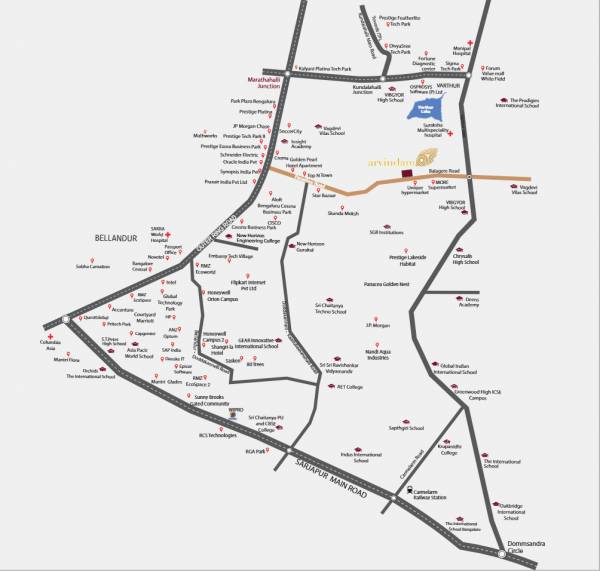  purvi-arvindam Location Plan