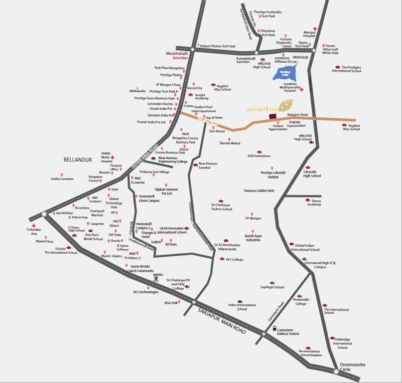 purvi arvindam Location Plan