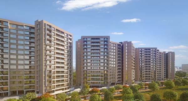 Elevation dummy-Krisna Nirmaan Skyscraper Amorapolis