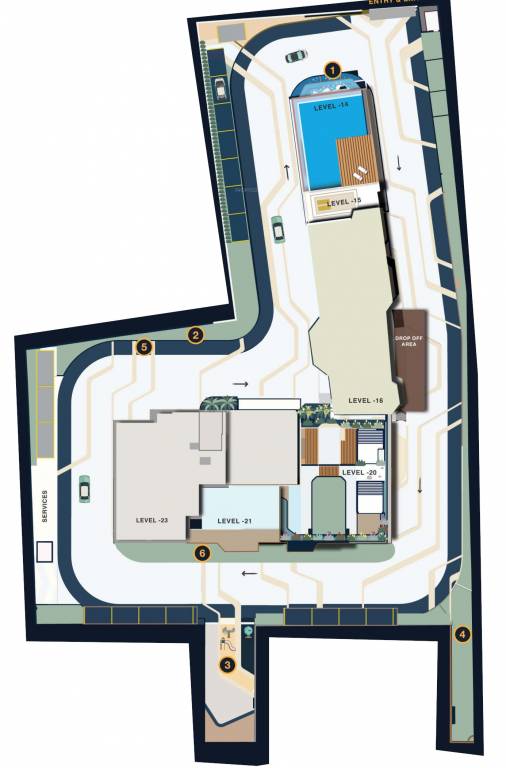  cascadia by tvs emerald Layout Plan