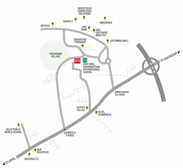  galaxy-towers Location Plan