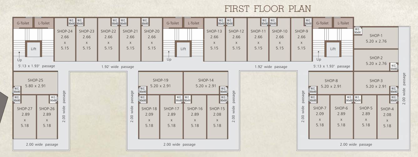  rathin 5th avenue Cluster Plan