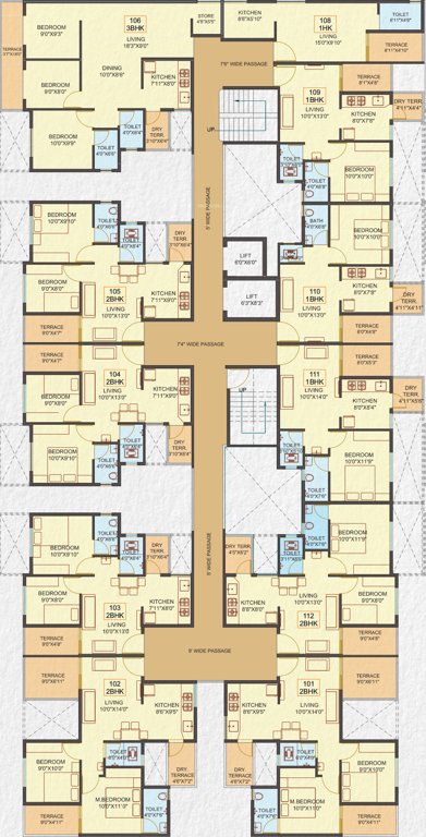  gulmohar Cluster Plan