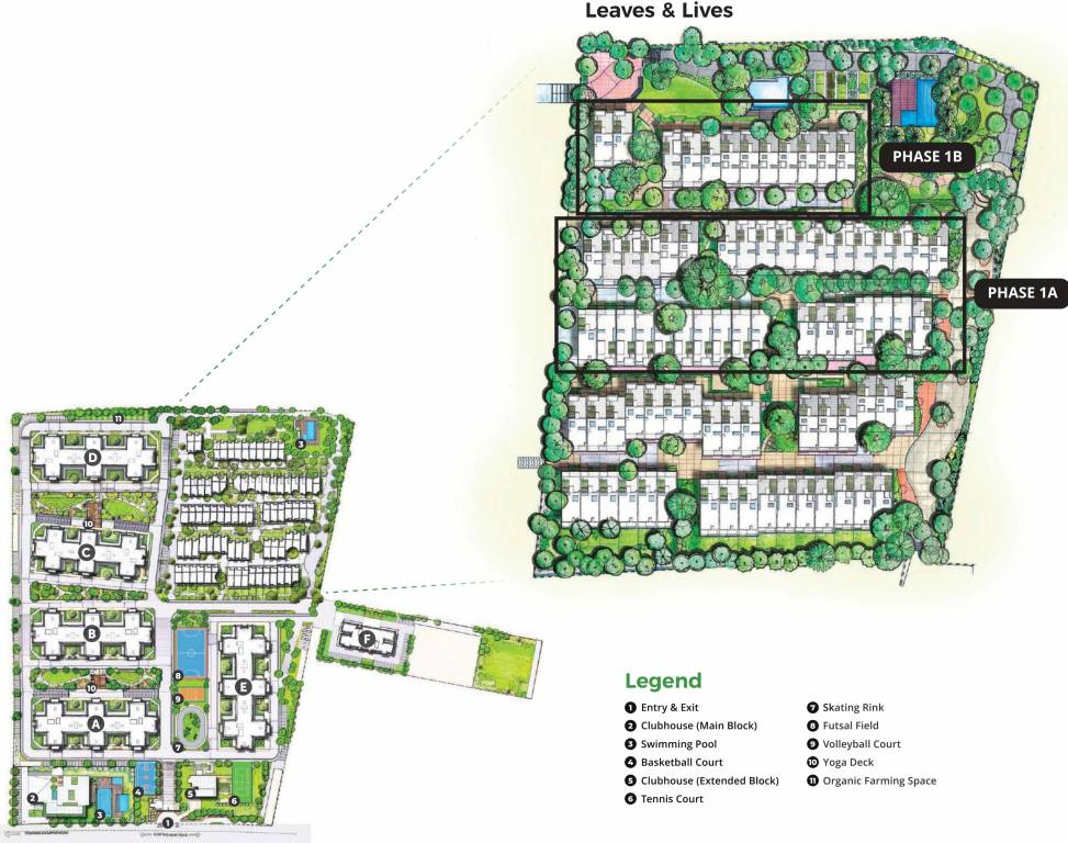  leaves and lives Master Plan