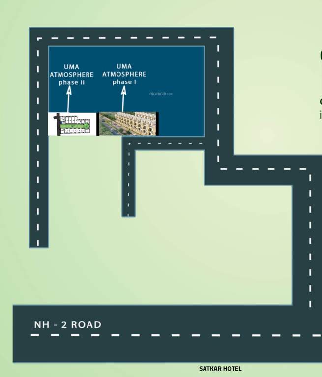  uma atmosphere Location Plan