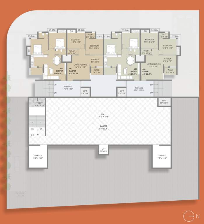  silver space Cluster Plan