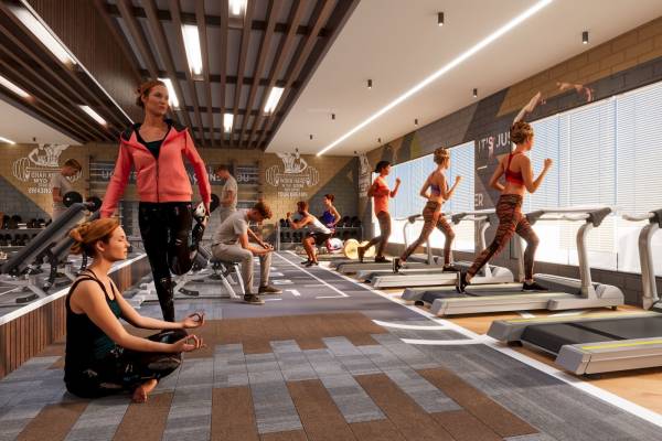 Gymnasium skyblue-oasis Gymnasium