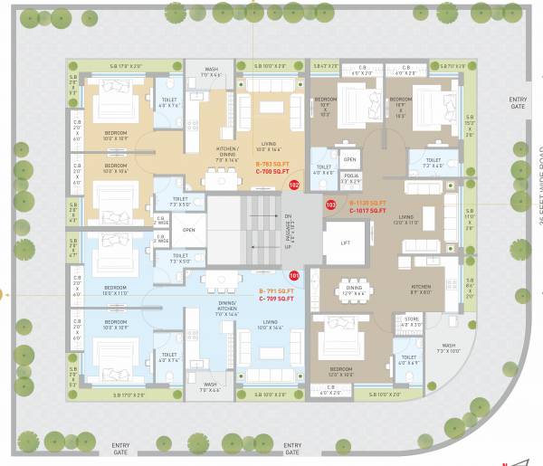  akshar-heights-phase-2 Layout Plan