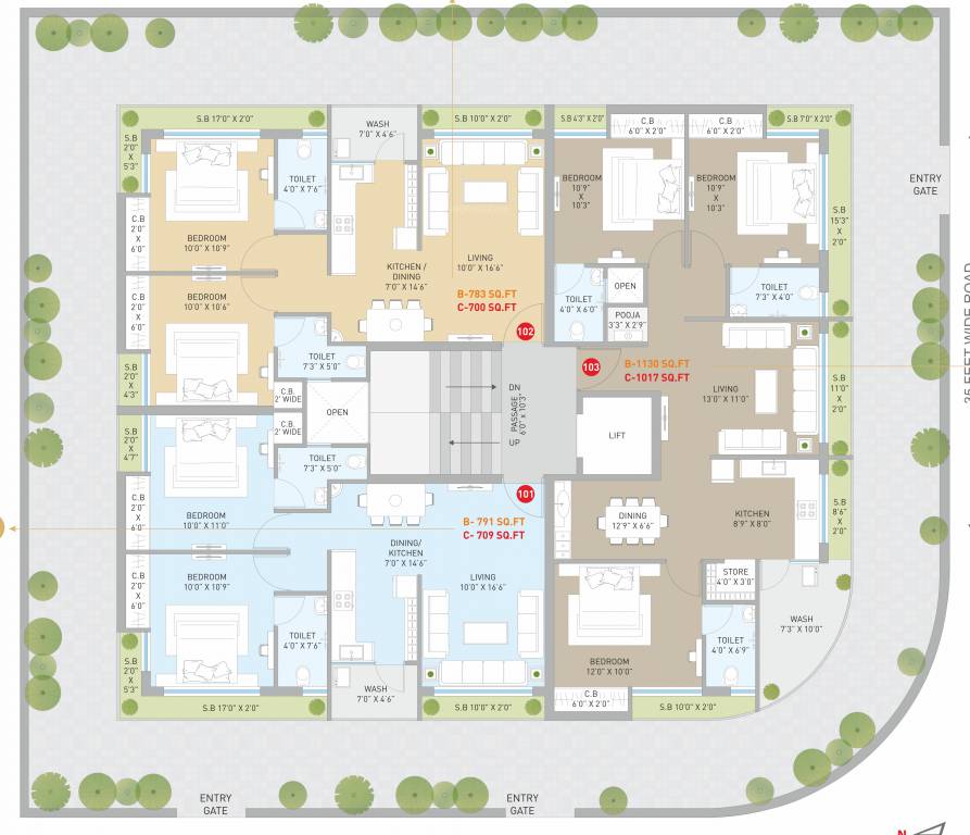  akshar heights phase 2 Layout Plan