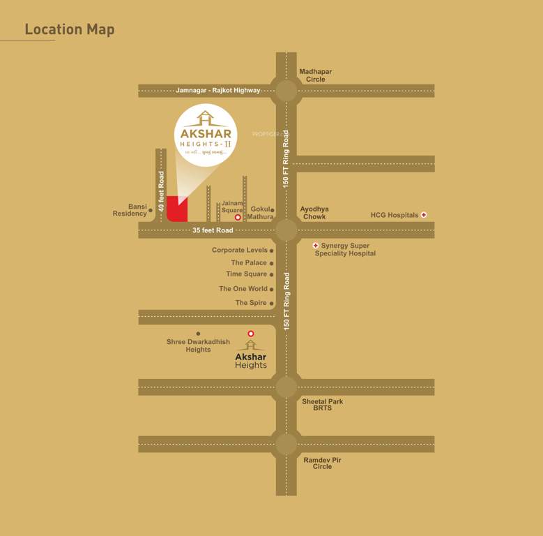  bajrang wadi Location Plan
