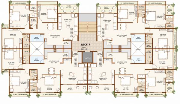 Cluster Plan pooja-heaven Cluster Plan