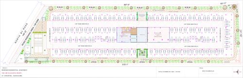  navakruthi-garden-bay Navakruthi Garden Bay A & B Cluster Plan for Stilt Floor