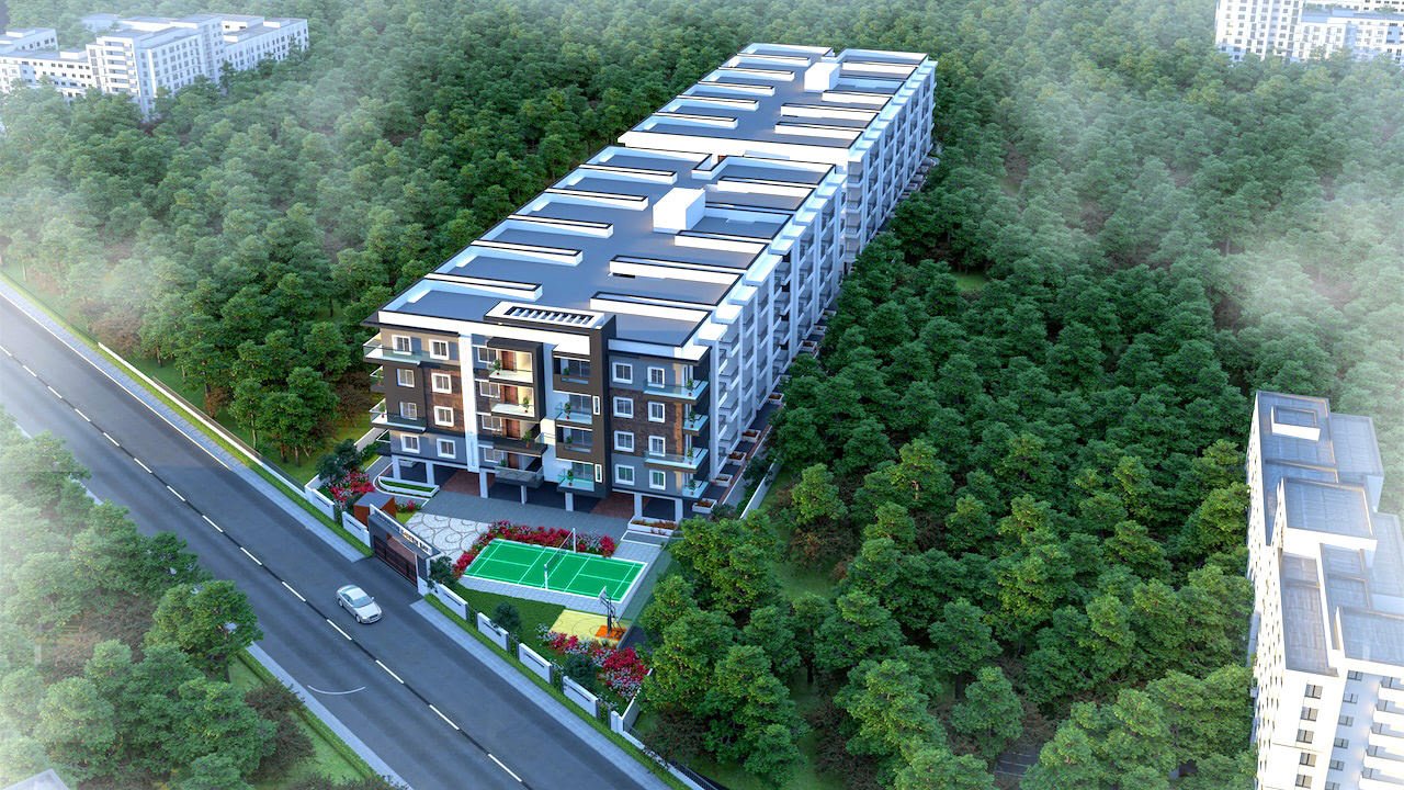  navakruthi garden bay Elevation