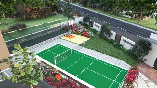  navakruthi-garden-bay Badminton Court