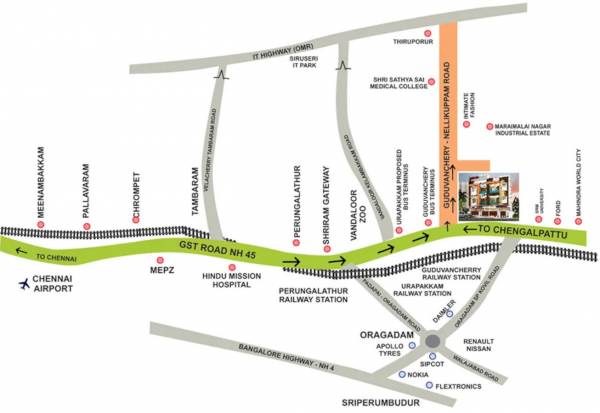  aishwaryam Location Plan