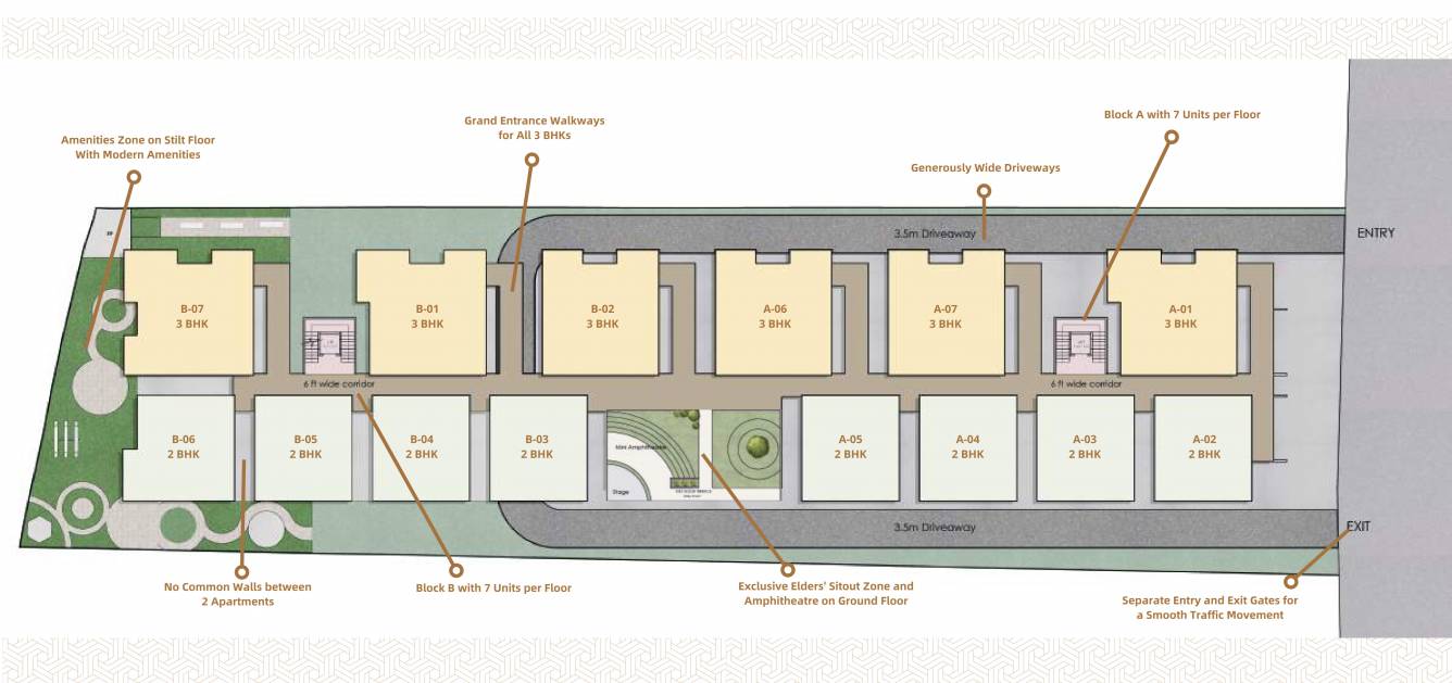  sakura blossom Layout Plan