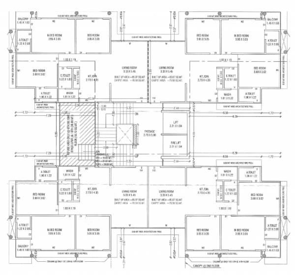 Tower C Cluster Plan from 1st to 14th Floor saffron-luxuria-phase-1 Tower C Cluster Plan from 1st to 14th Floor