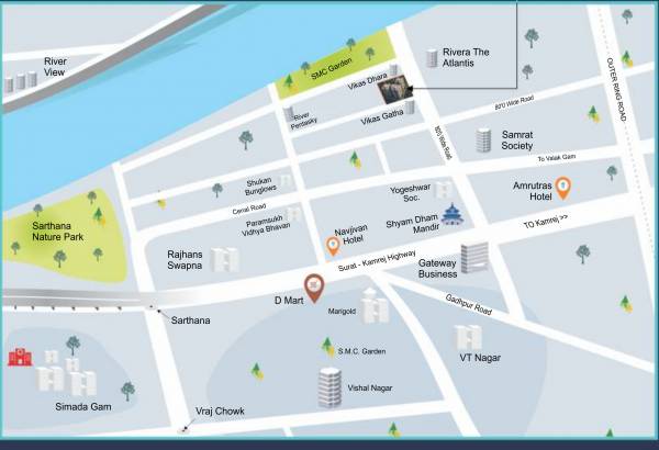 Location Plan saffron-luxuria-phase-1 Location Plan