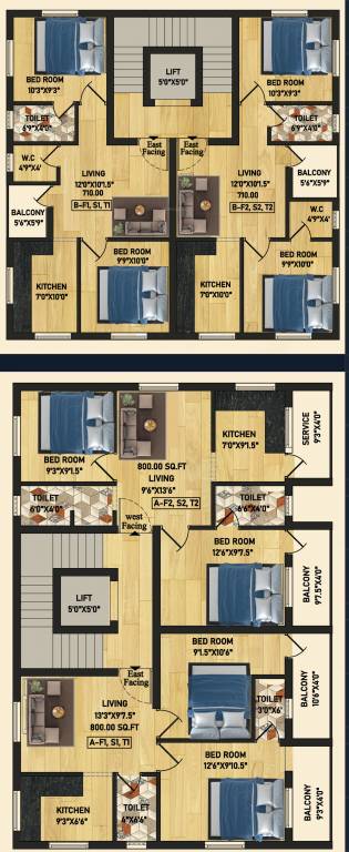  grand and royal Glorious Cluster Plan