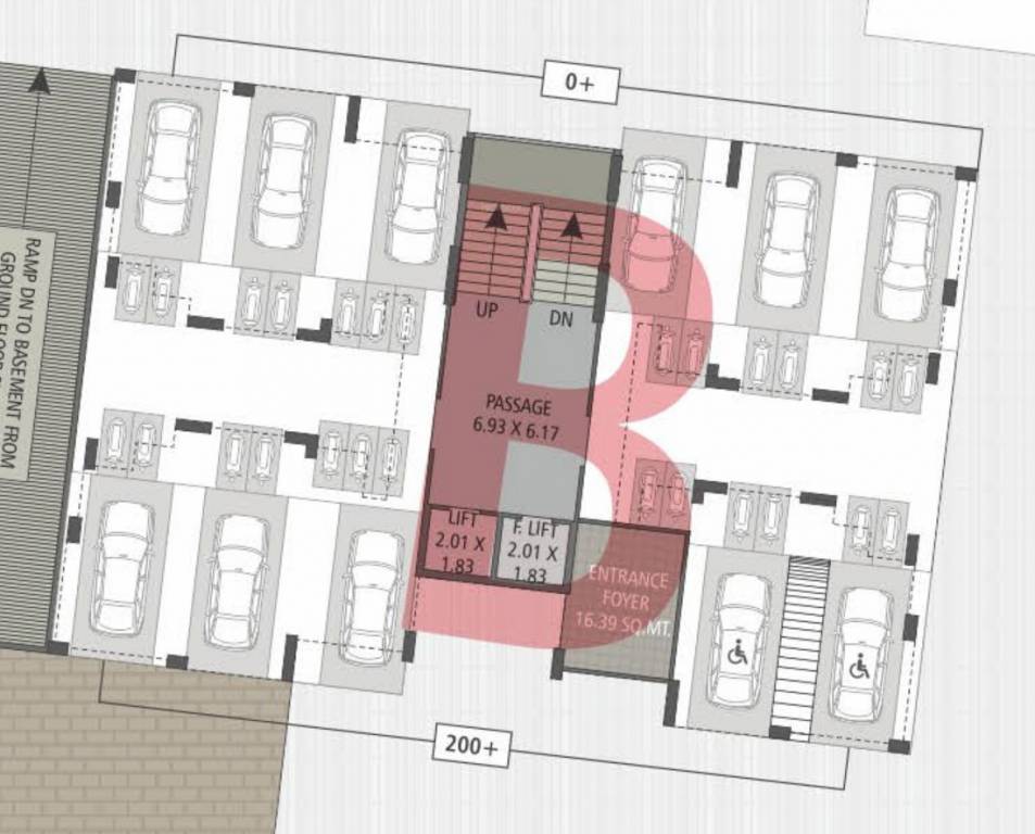  kiran classic towers 1 B Cluster Plan
