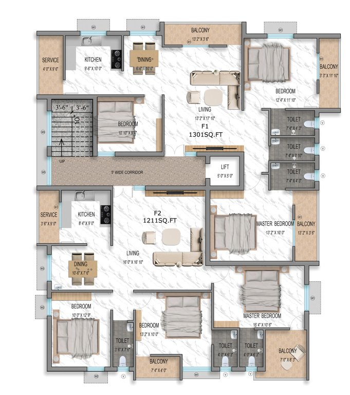  grand thiran Grand Thiran Cluster Plan