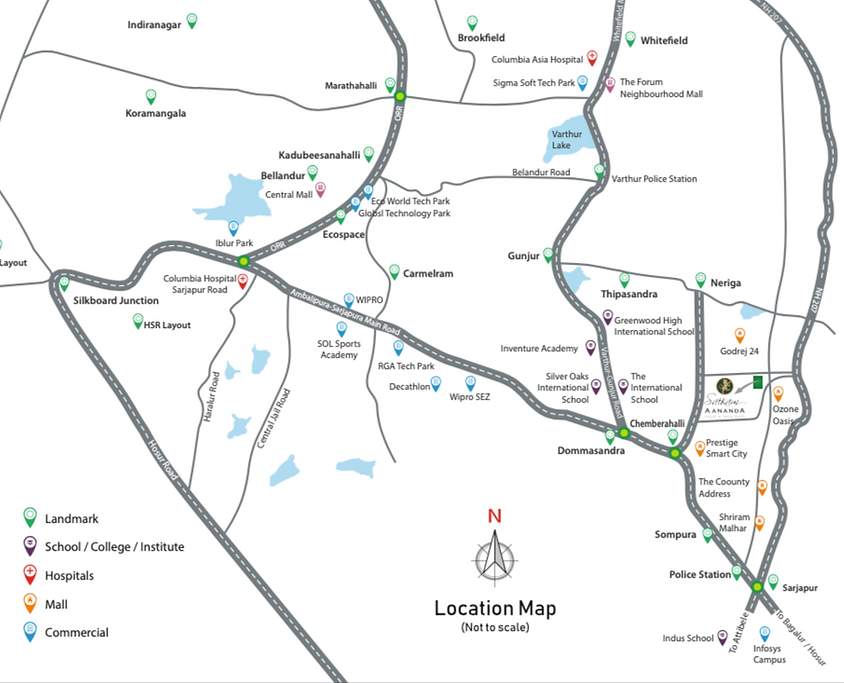  saikam aananda Location Plan
