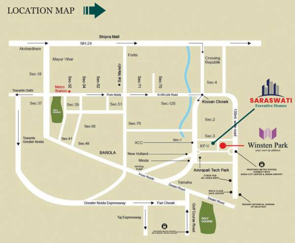  executive-home Location Plan