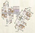  atharva Cluster Plan Sun 1 Typical Floor Plan