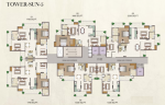  atharva Cluster Plan Sun 5 Typical Floor Plan