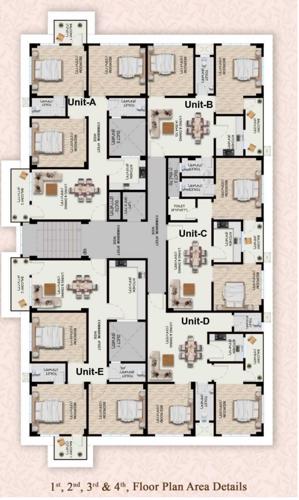 Jupiter Enclave Cluster Plan from 1st to 4th Floor jupiter-enclave Jupiter Enclave Cluster Plan from 1st to 4th Floor