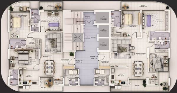 the-majesty The Majesty Block 2 Cluster Plan