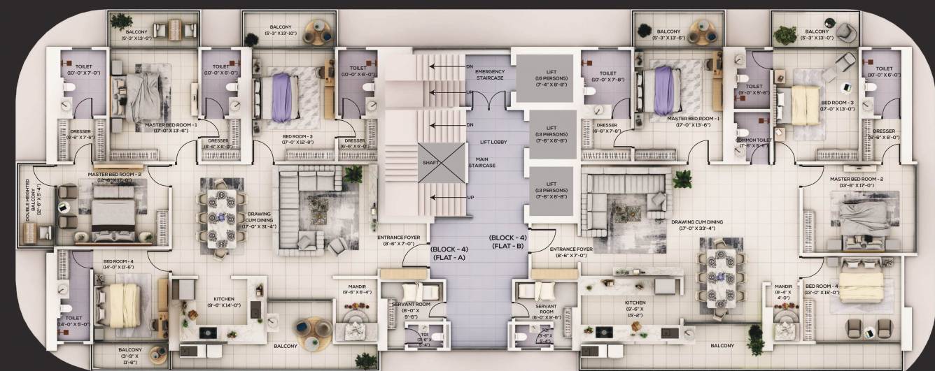 the majesty The Majesty Block 4 Cluster Plan