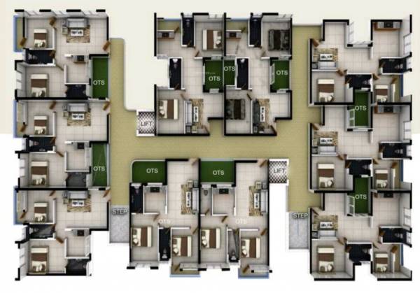  bougain-villea Cluster Plan