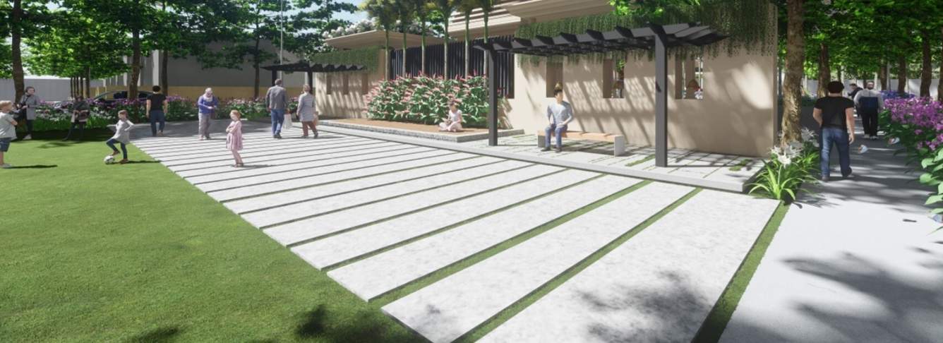 eco city Landscaped Gardens