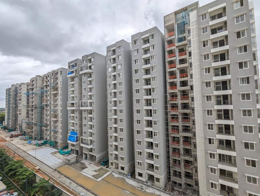  purva zenium Tower 1 Construction Status Aug 24