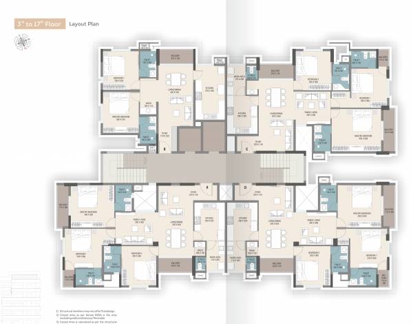 Marvel Cluster Plan from 3rd to 17th Floor marvel Marvel Cluster Plan from 3rd to 17th Floor