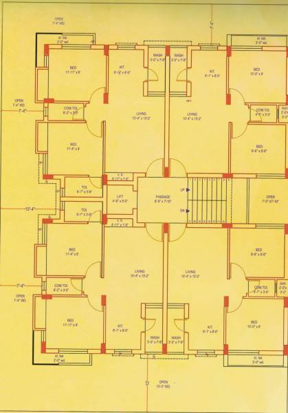 Krishna Appartment Cluster Plan krishna-appartment-phase-2 Krishna Appartment Cluster Plan