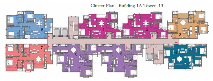  finsbury park Tower 1 Cluster Plan