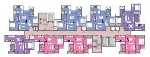  finsbury-park Tower 1 Cluster Plan Building 1 Tower- 1 For Typical Floor Plan