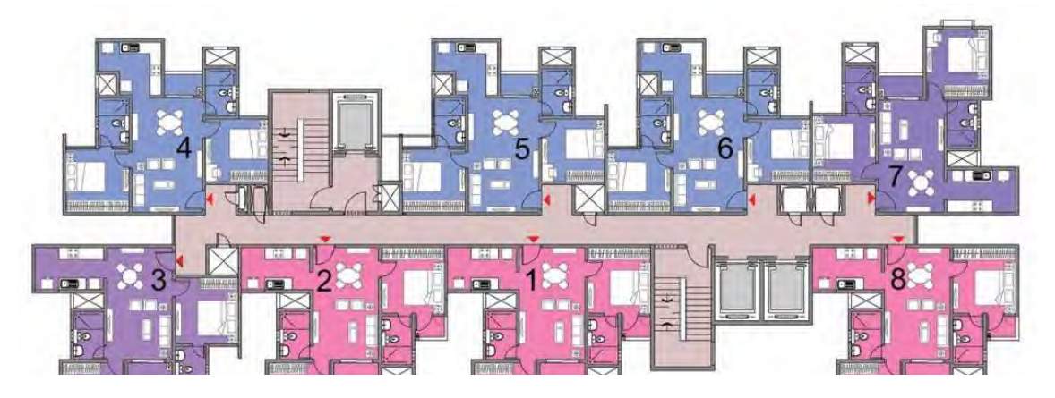  finsbury park Tower 1 Cluster Plan Building 1 Tower  1 For Typical Floor Plan