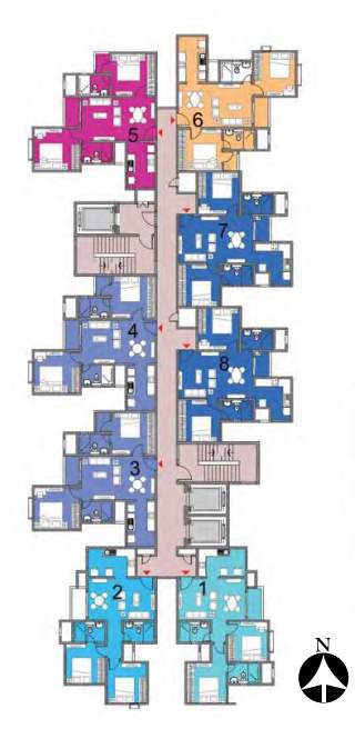  finsbury park Tower 10 Cluster Plan Building 3B Tower 10 For Typical Floor Plan