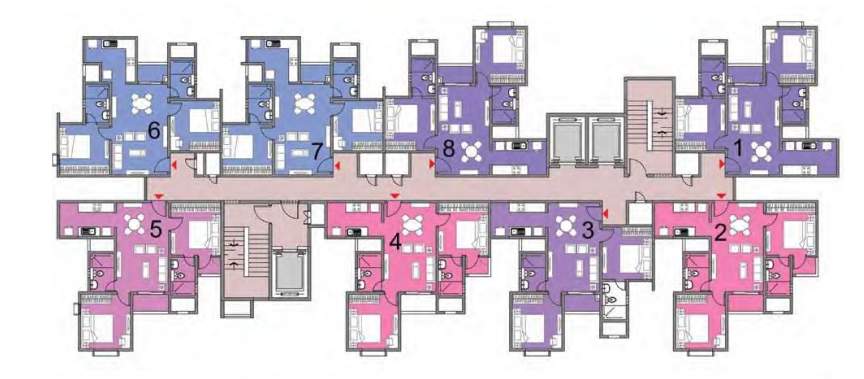  finsbury park Tower 11 Cluster Plan Building 3B Tower 11 For Typical Floor Plan