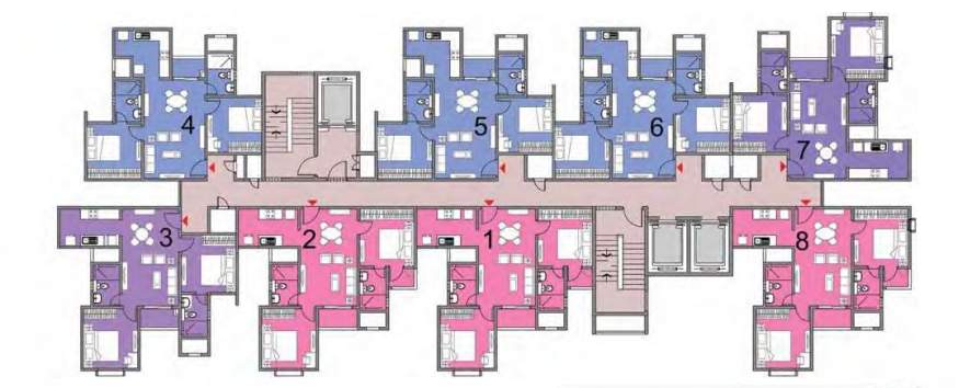  finsbury park Tower 7 Cluster Plan Building 3A Tower 07 For Typical Floor Plan